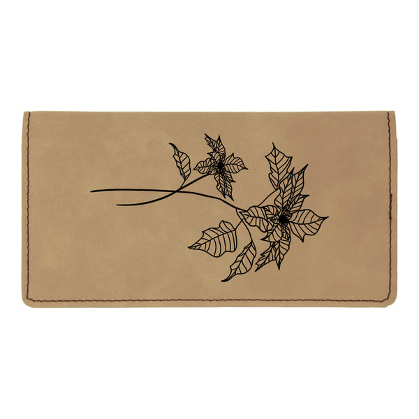 Light Brown Checkbook Cover