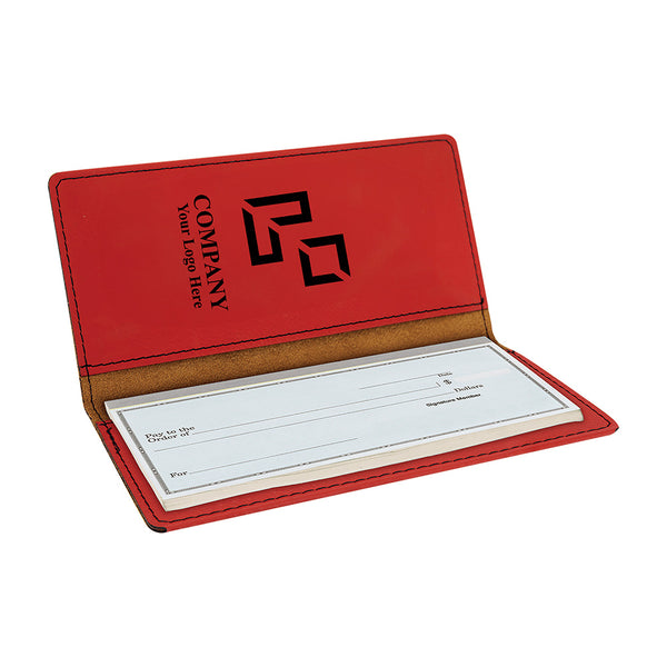 Red Checkbook Cover