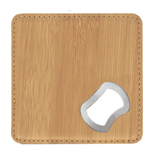 Bamboo Leather Coaster