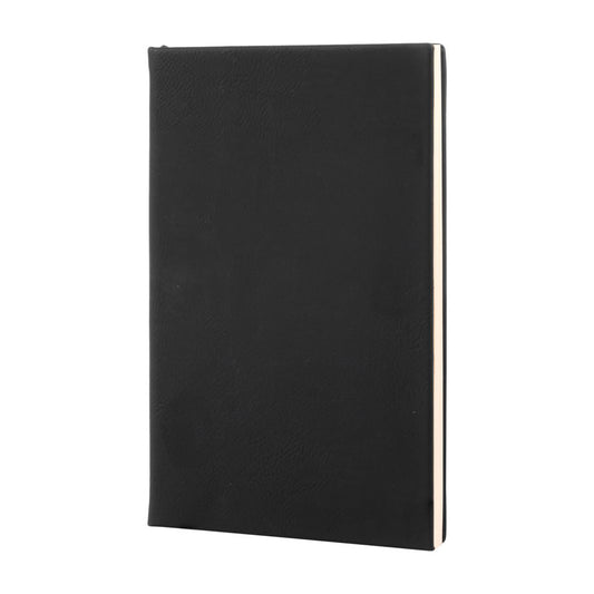 Black Silver Vegan Leather Journal