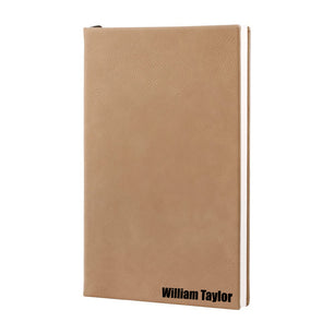 Light Brown Vegan Leather Journal