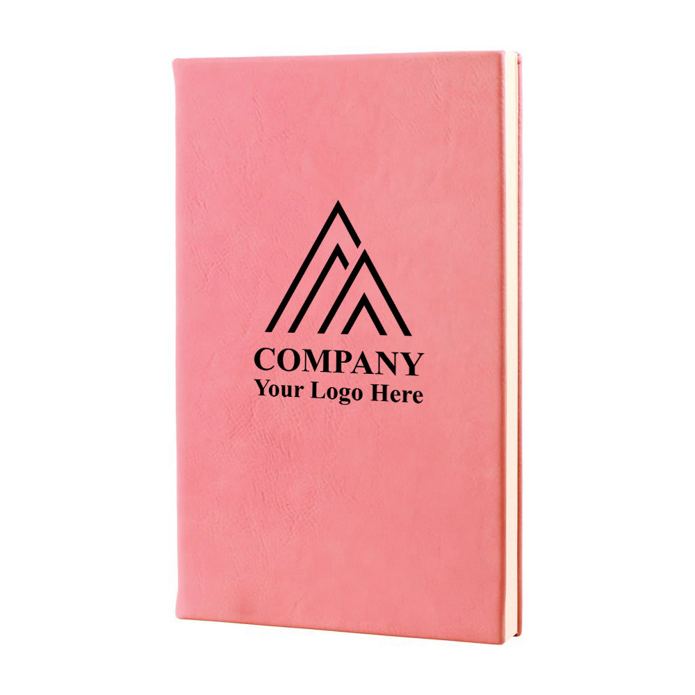 Pink Vegan Leather Journal