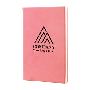 Pink Vegan Leather Journal