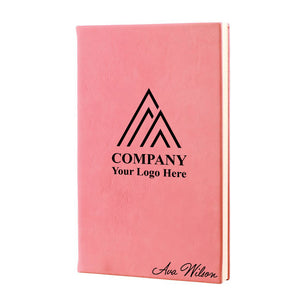 Pink Vegan Leather Journal