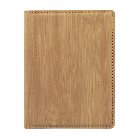 Bamboo Vegan Leather Passport  Case