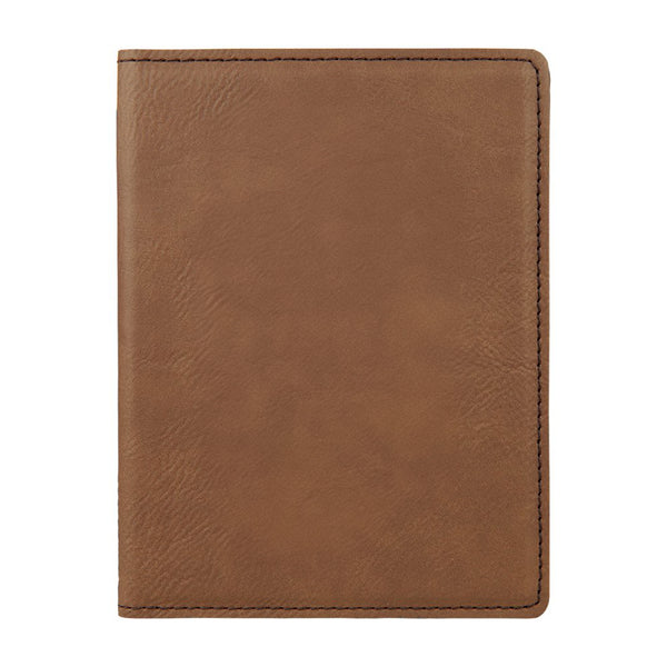 Dark Brown Leather Passport Case
