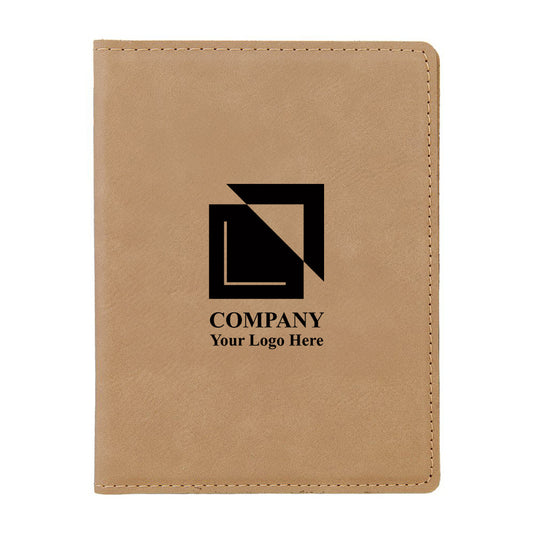 Light Brown Leather Passport Case