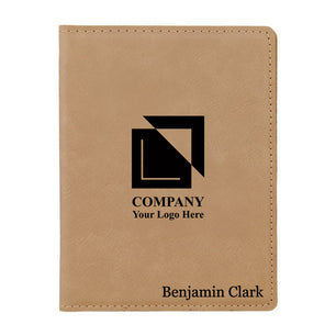 Light Brown Leather Passport Case