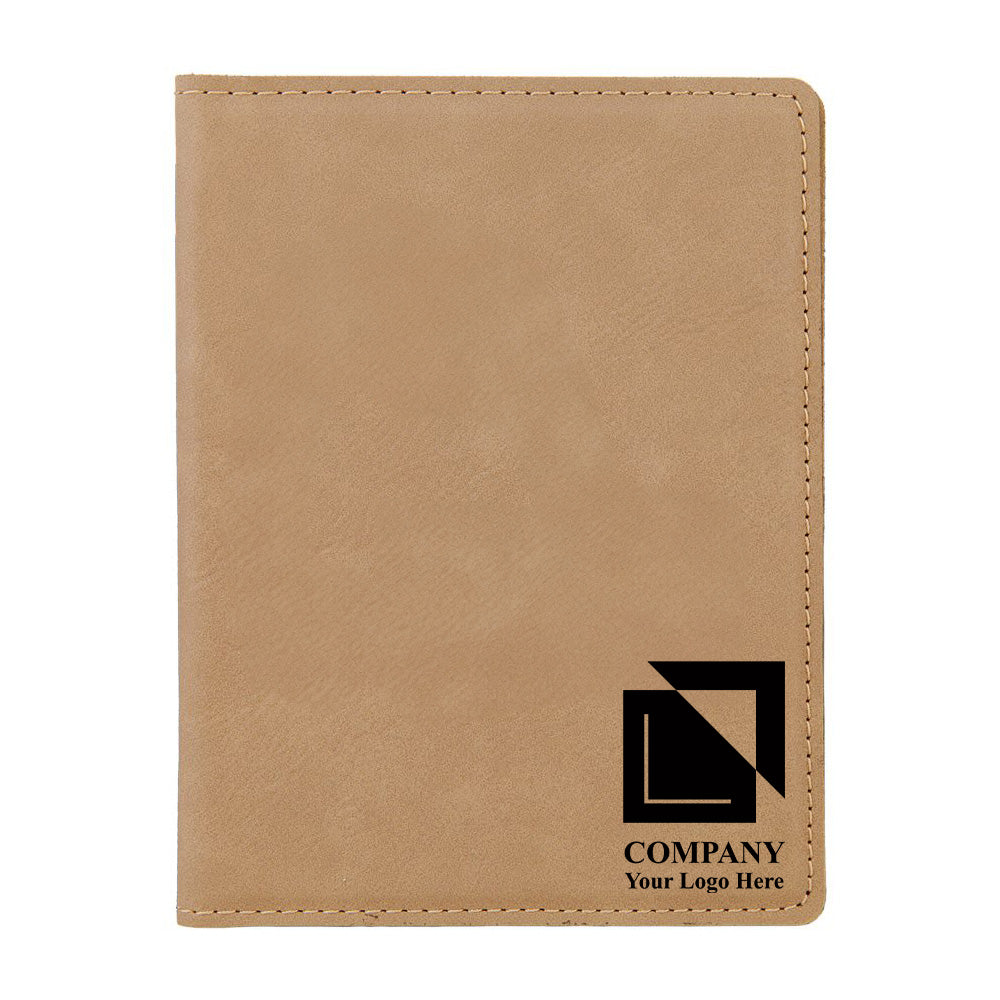 Light Brown Leather Passport Case