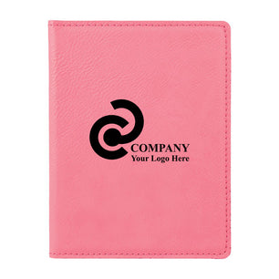 Pink Leather Passport Case