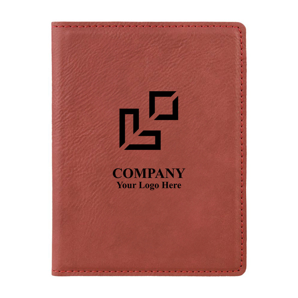 Rose Leather Passport Case