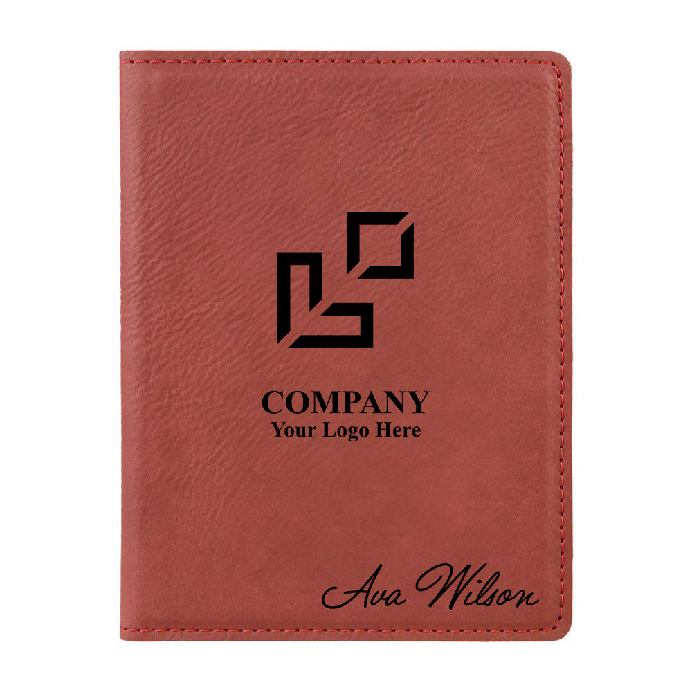 Rose Leather Passport Case