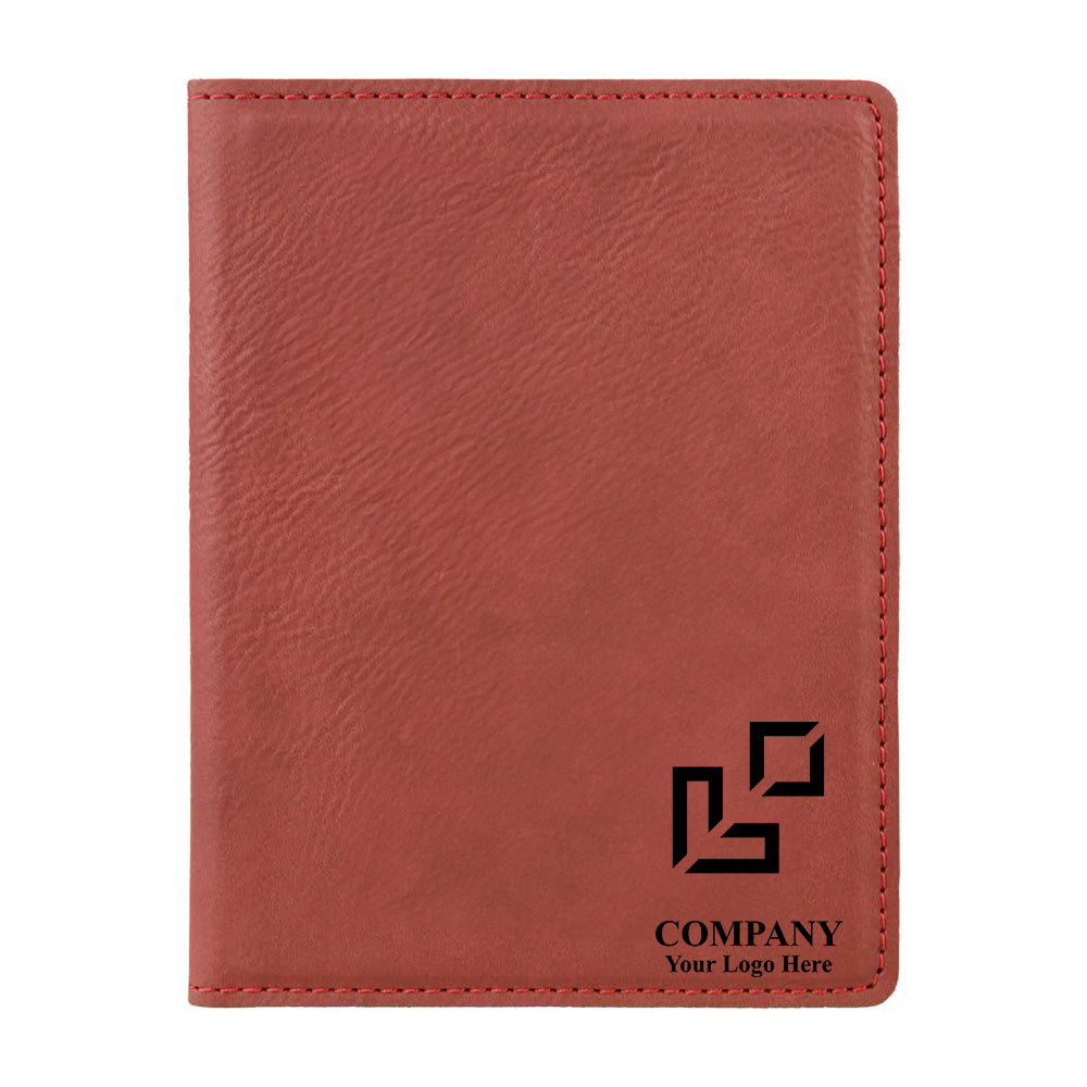 Rose Leather Passport Case