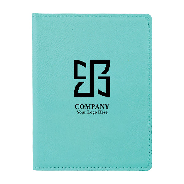 Teal Leather Passport Case