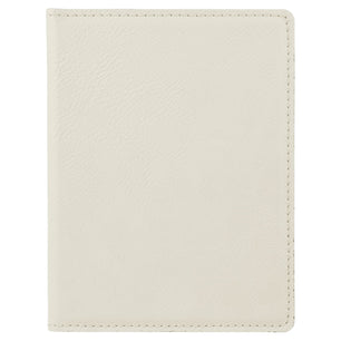 White Leather Passport Case