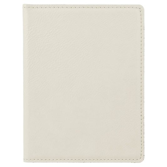 White Leather Passport Case