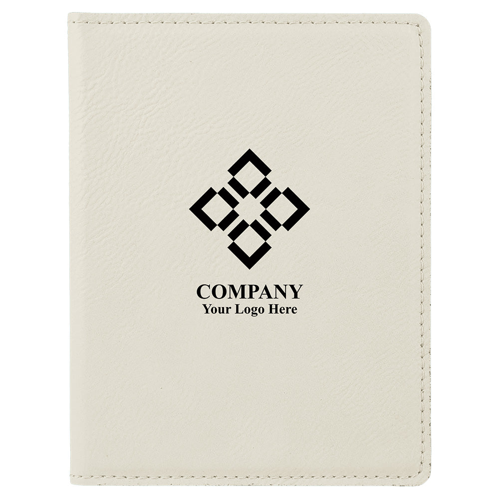 White Leather Passport Case