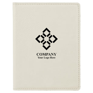 White Leather Passport Case